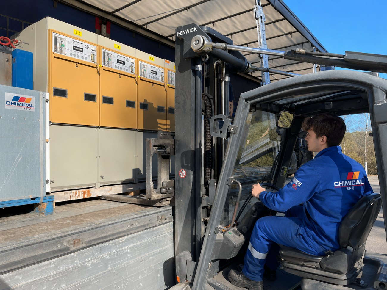 Logistique et manutention des équipements SF6